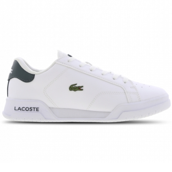 Lacoste twin serve sneakers in white green - Picture 3 of 6